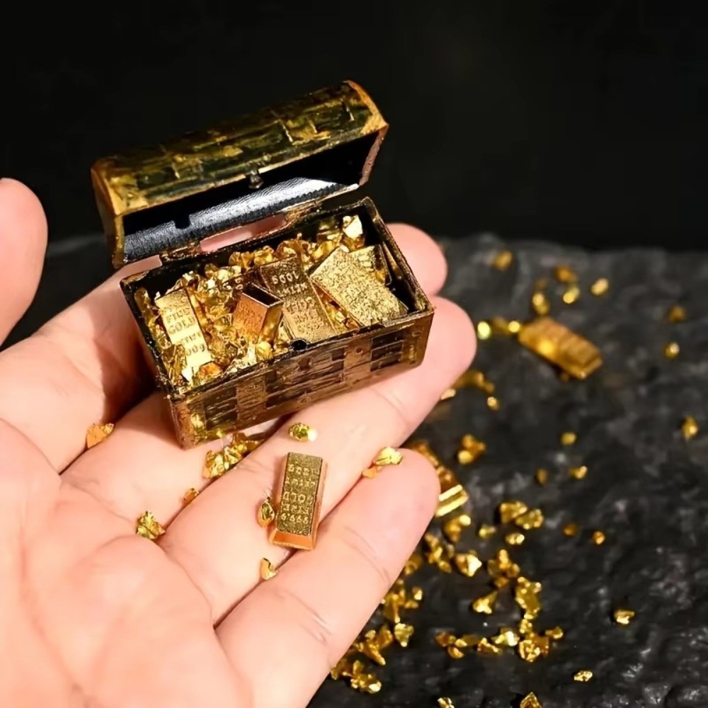 1Set Fun Mini Pirate Treasure  - огляд і ціна Aquarium Plants Live