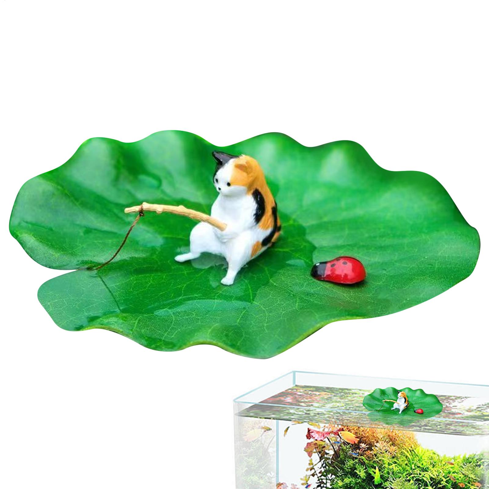 Aquarium Decor Floating Cat Fi - огляд і ціна Aquarium Plants Live