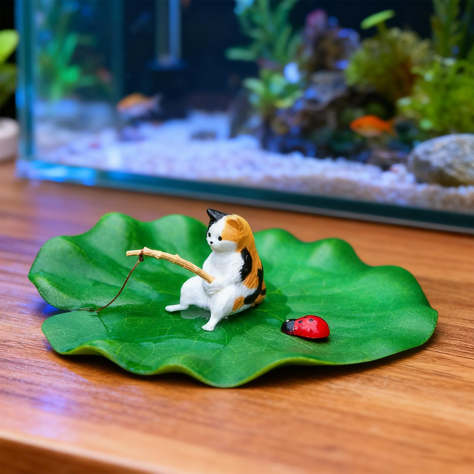 Aquarium Decor Floating Cat Fi - огляд і ціна Aquarium Plants Live