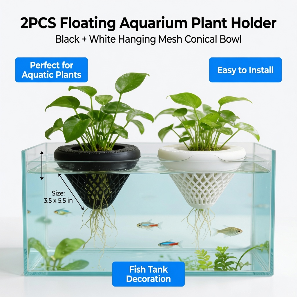 2PCS Floating Aquarium Plant H - огляд і ціна Aquarium Plants Live