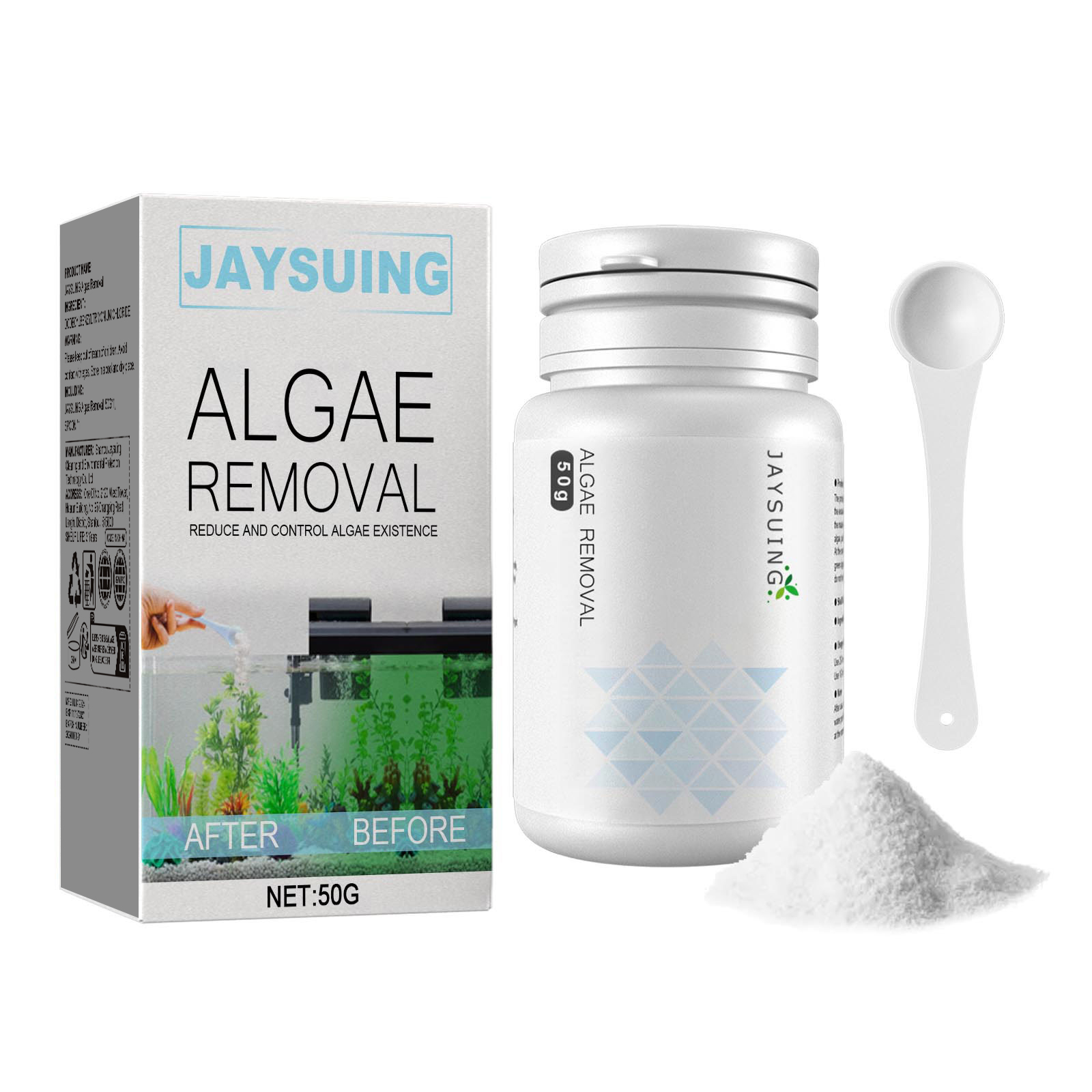 Aquarium Algae Remover Powder, - огляд і ціна Aquarium Moss