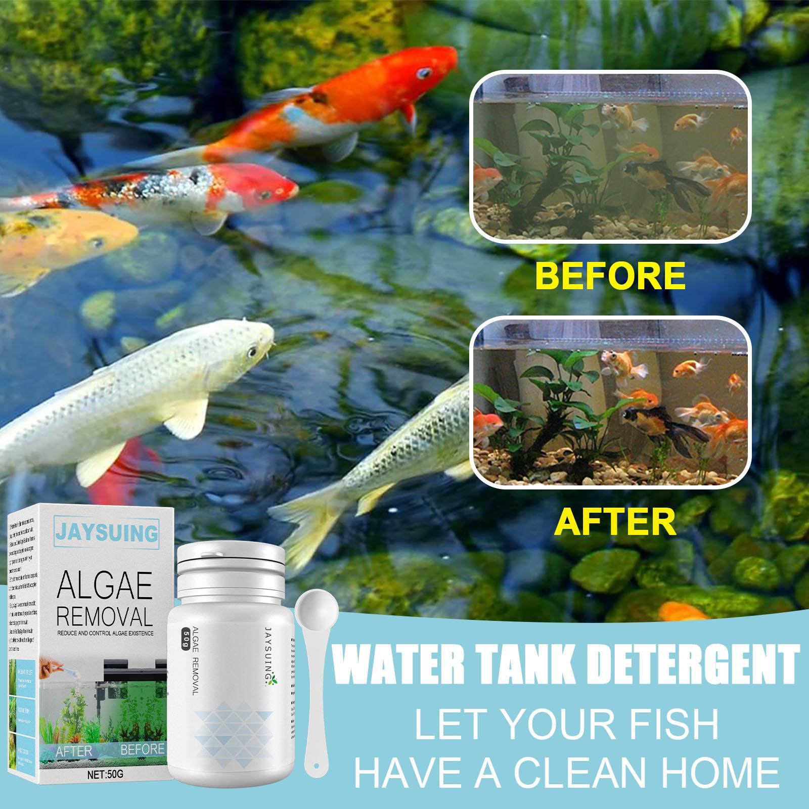 Aquarium Algae Remover Powder, - огляд і ціна Aquarium Moss