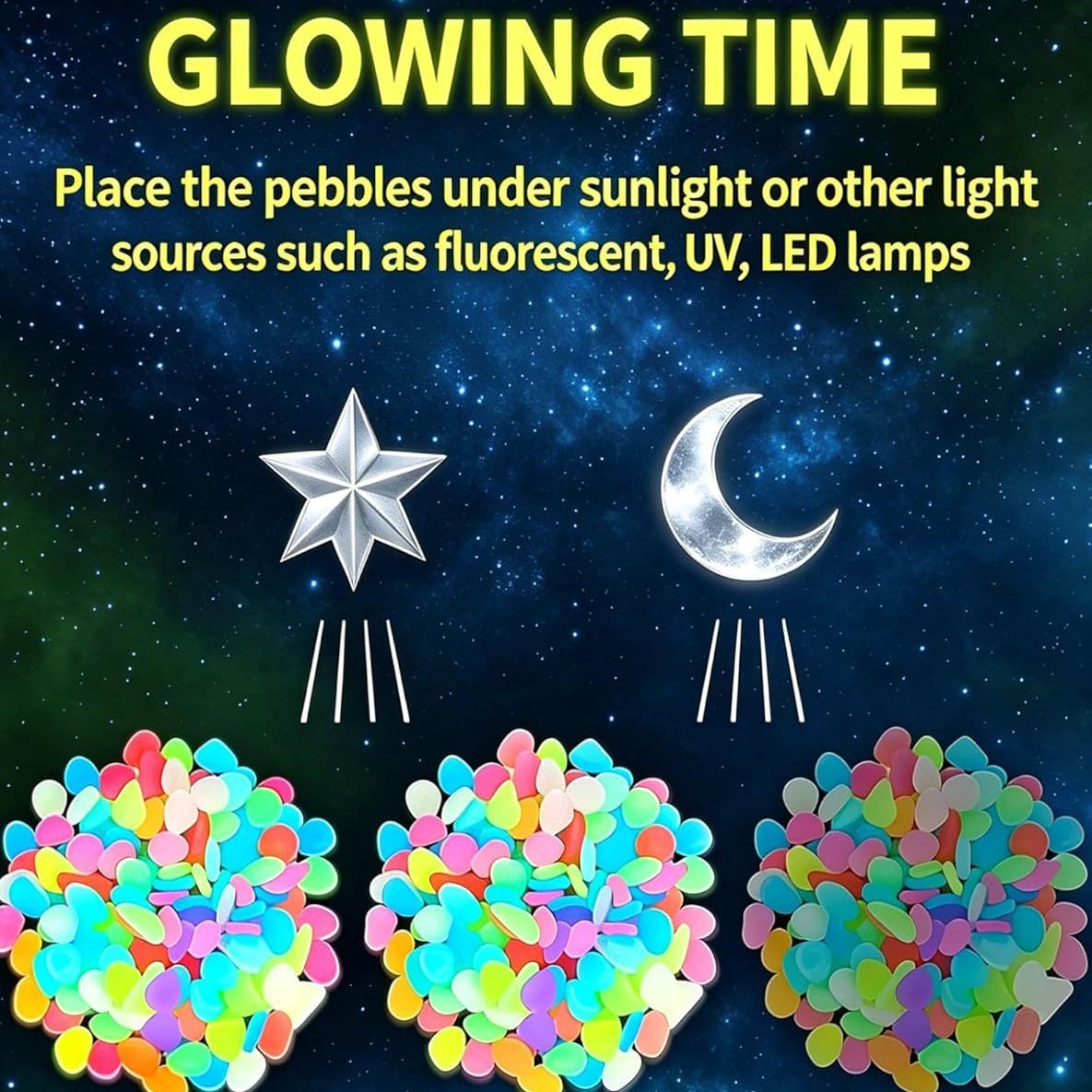 Colorful Glow In The Dark Lumi - огляд і ціна Plant Aquarium Pot