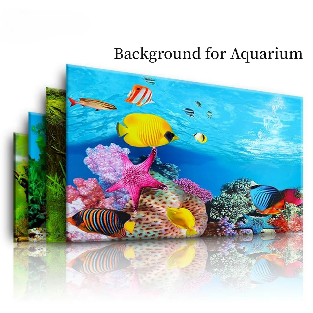 Background Aquarium 3D Sticker - огляд і ціна Aquarium Plants Live