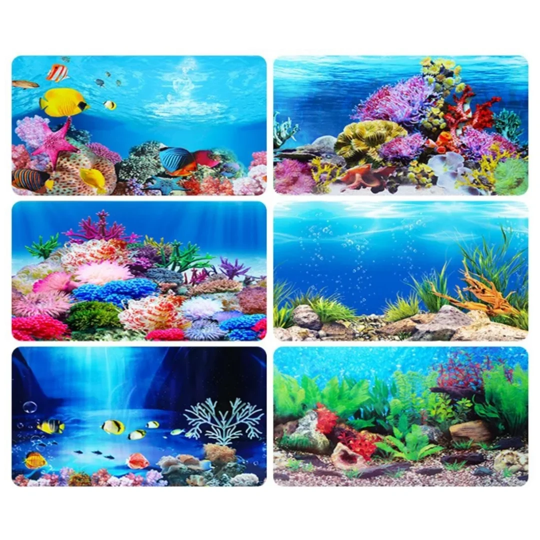 Background Aquarium 3D Sticker - огляд і ціна Aquarium Plants Live