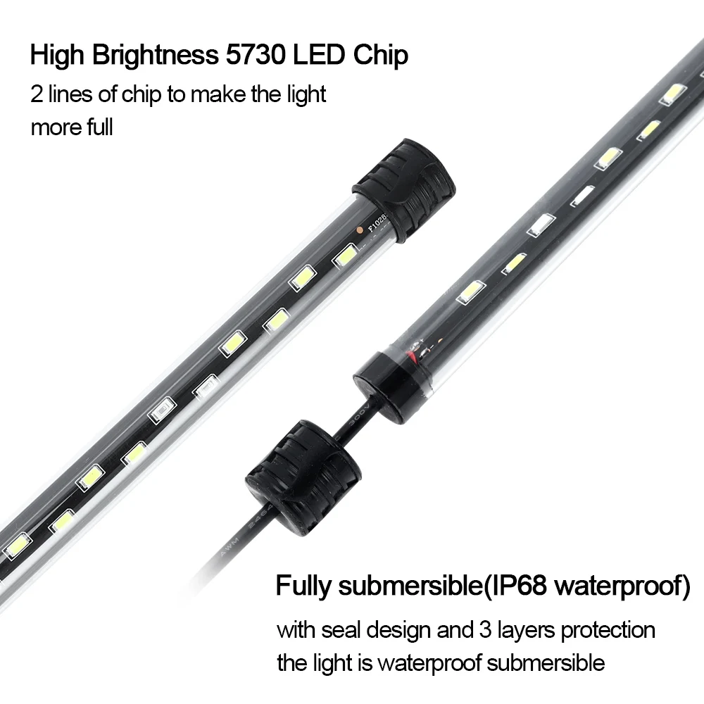 58CM  Aquarium Light LED Plant - огляд і ціна Aquarium Plant Light